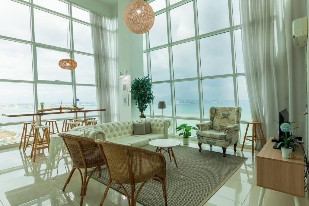 2Bedrooms Maritime Seaview Luxury Suite 2Carpark 2-9Pax Jelutong Ngoại thất bức ảnh